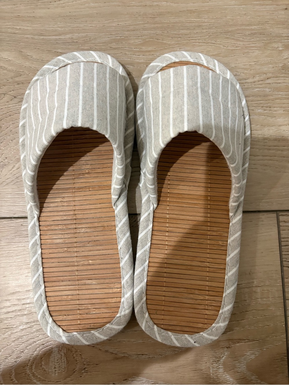 Odor-resistant Japanese Bamboo House Slippers for Sweaty Feet in 6.5-7.5 women